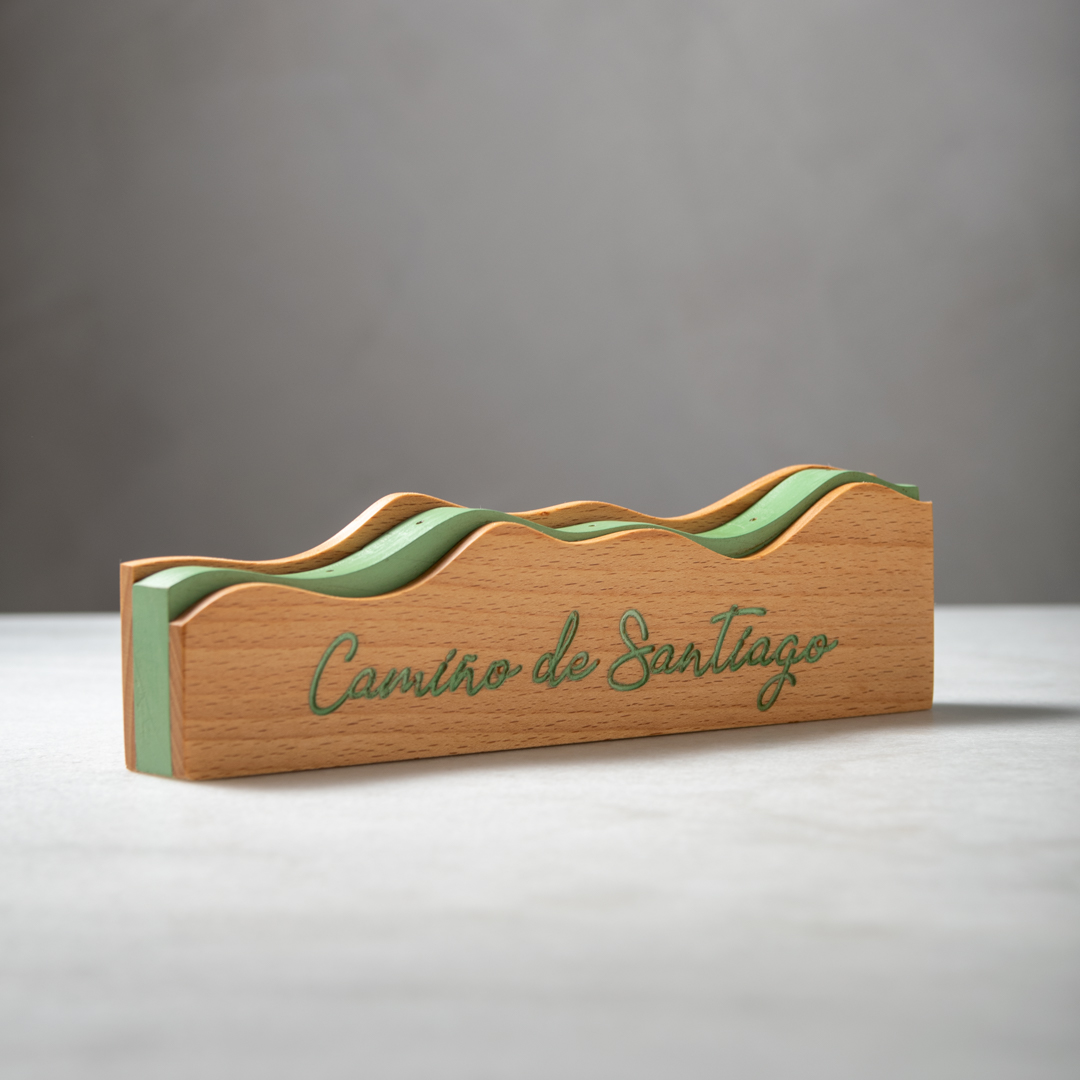 Soporte para bordoncillos para Macala de Néboa na ría