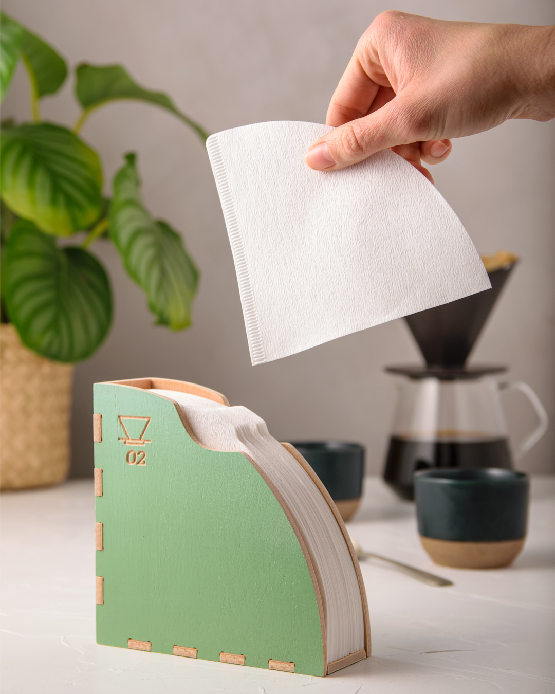 Soporte para filtros de café Néboa na ría