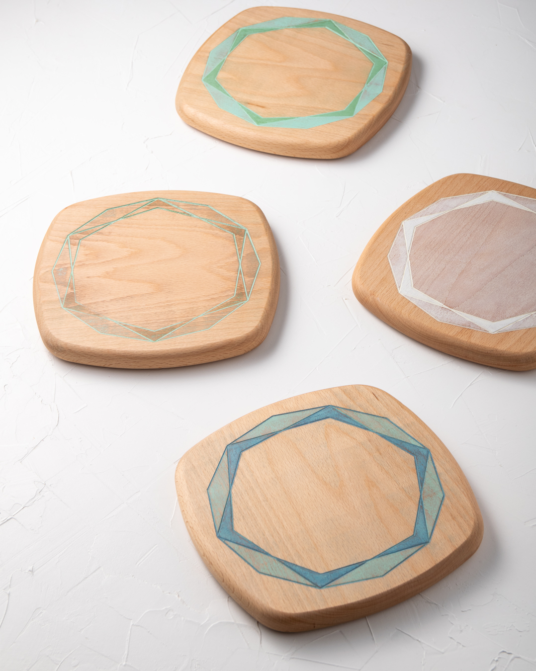 Tabla queso geometría de Néboa na ría